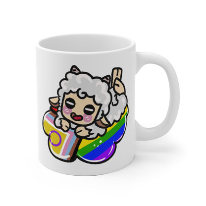 Pride Tasse - Pride Schäfchen auf Wolke
