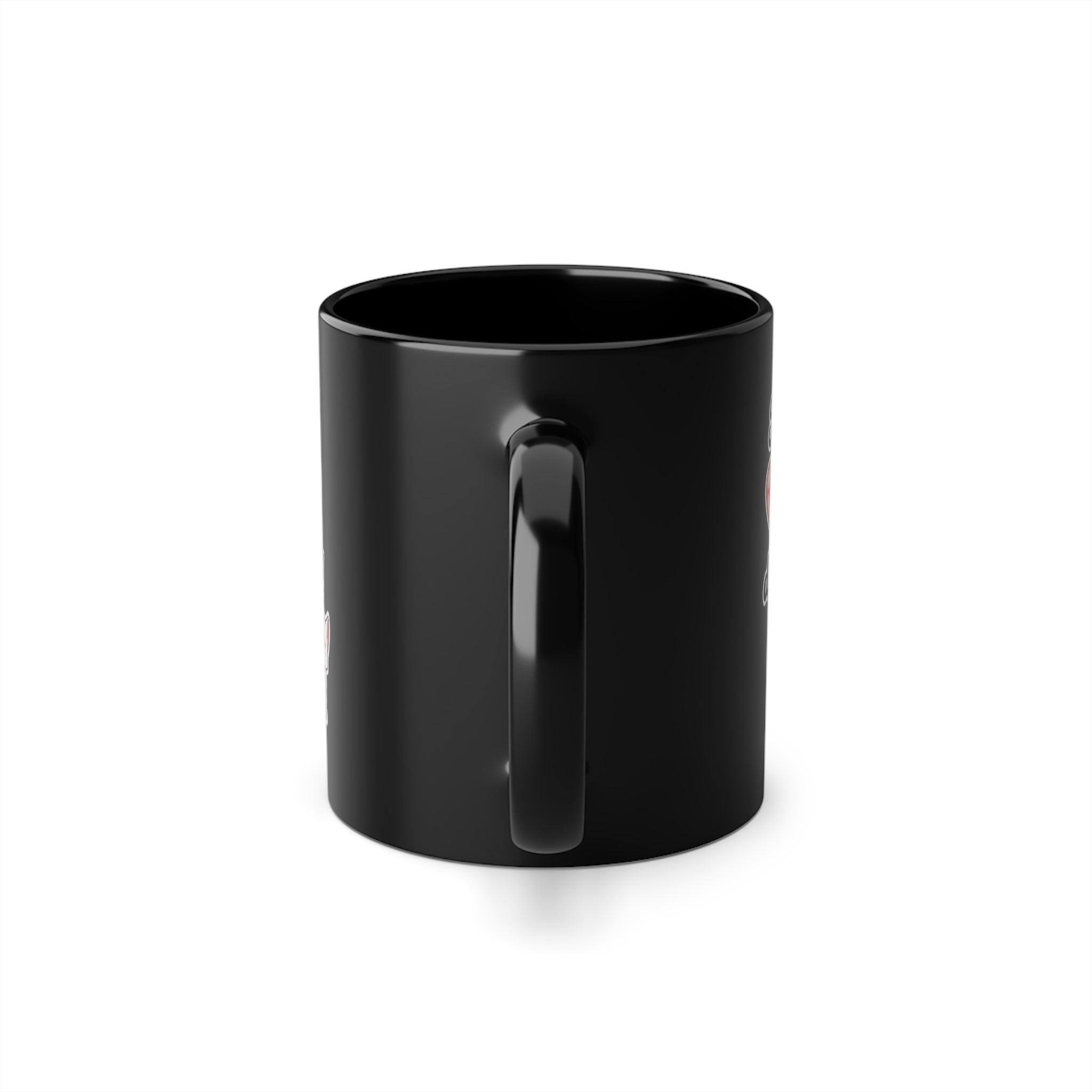 Süße Geschenkidee für Verliebte! Schwarze Tasse mit dem Spruch „Ich liebe dich“ und niedlichem Katzenmotiv – perfekt für Valentinstag oder Jahrestage