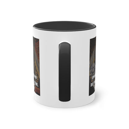 Jemand bringe mir die Penis-Guillotine - DIE KLEINE! | Lustige Meme-Tasse mit historischem Touch