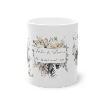 Geschenk zur Hochzeit auch lgbtqai+ Hübsche Tasse mit Hochzeitsmotiv mr &amp; mr. mrs &amp;mrs. mr &amp; mrs. Persönliches Geschenk