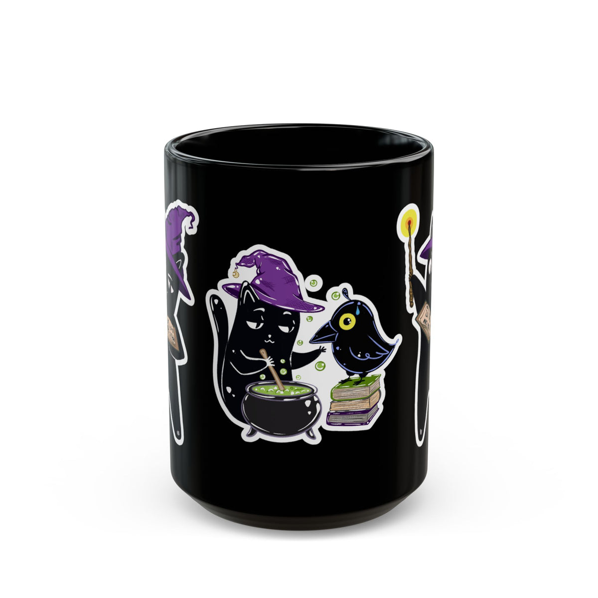 Leopold & Rupert - Rabe & Katze - Gothic Halloween Tasse | House of Leopold