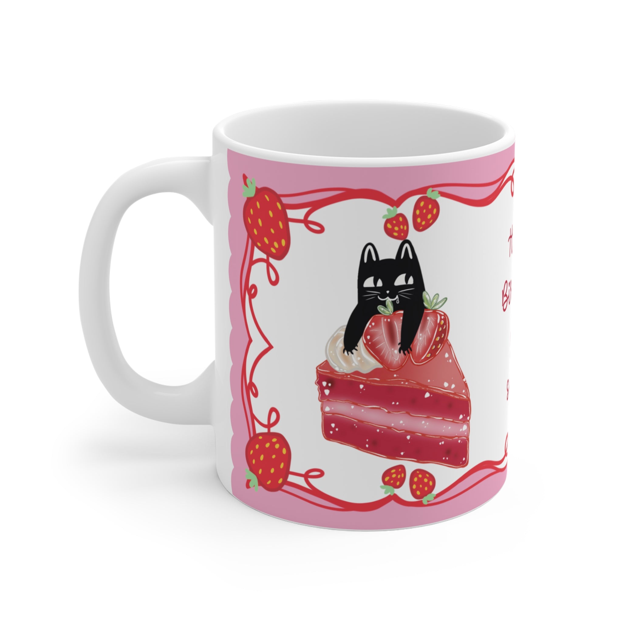Tasse Erdbeer Sommer - Happy Birthday you Snack -