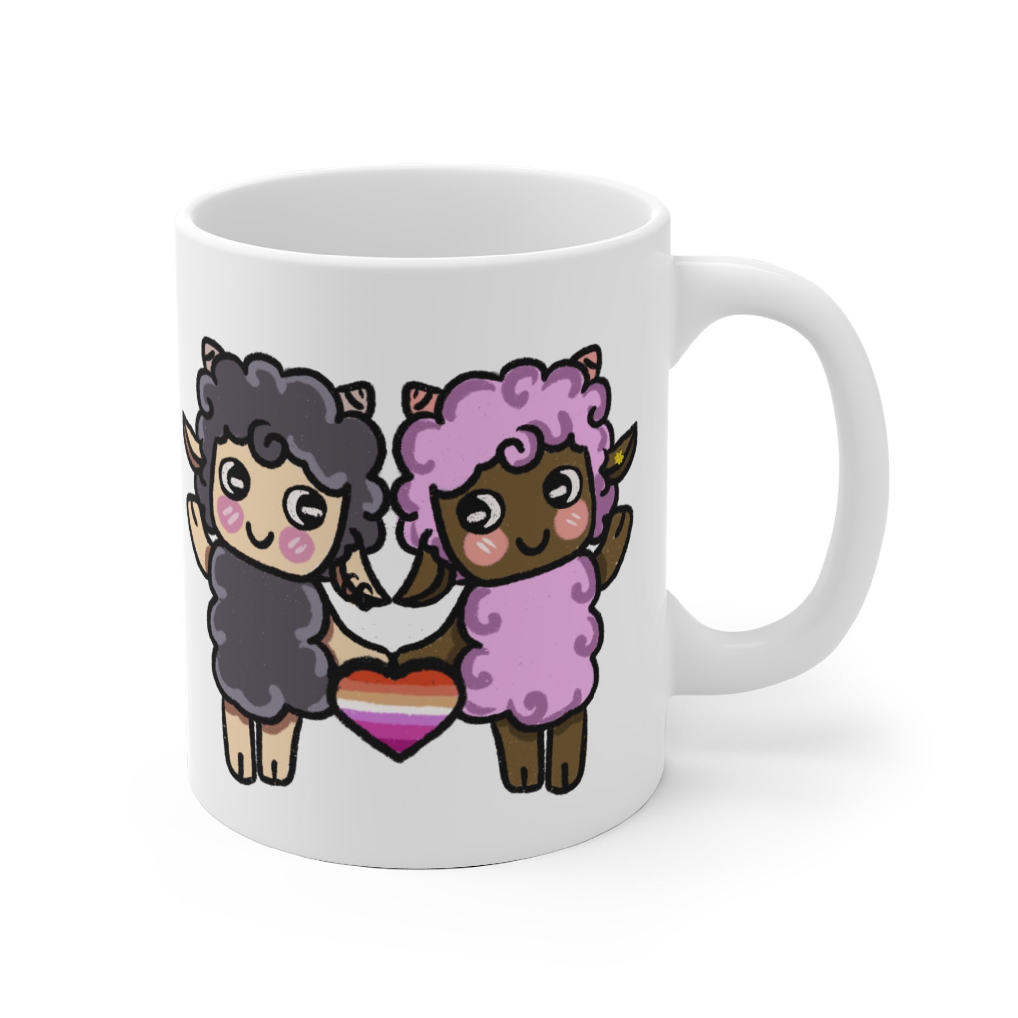 Pride Tasse - Lesbian pride sheeps