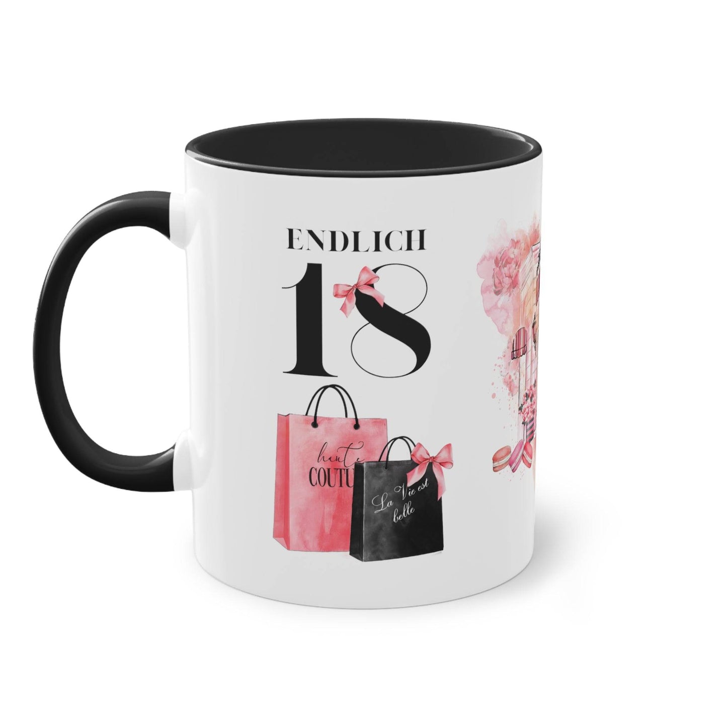 Geschenk Tasse runder Geburtstag 18. Geburtstag persönliche individuelle Geschenke Tassentante