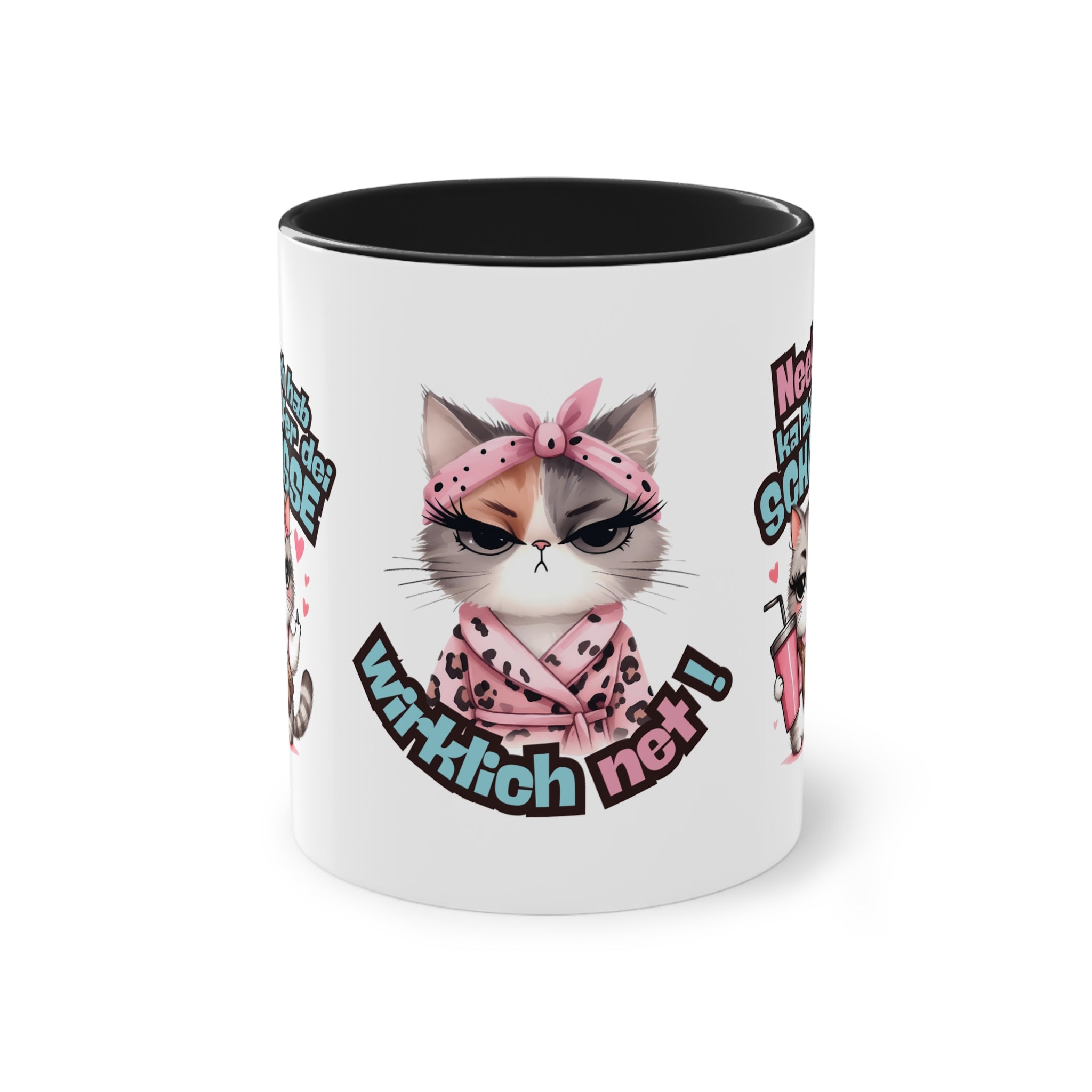 Lustige Tasse im hessischen Dialekt – „Nee! I hab ka Zeit fer dei Schaisse!“ – Witziges Geschenk für Hessen