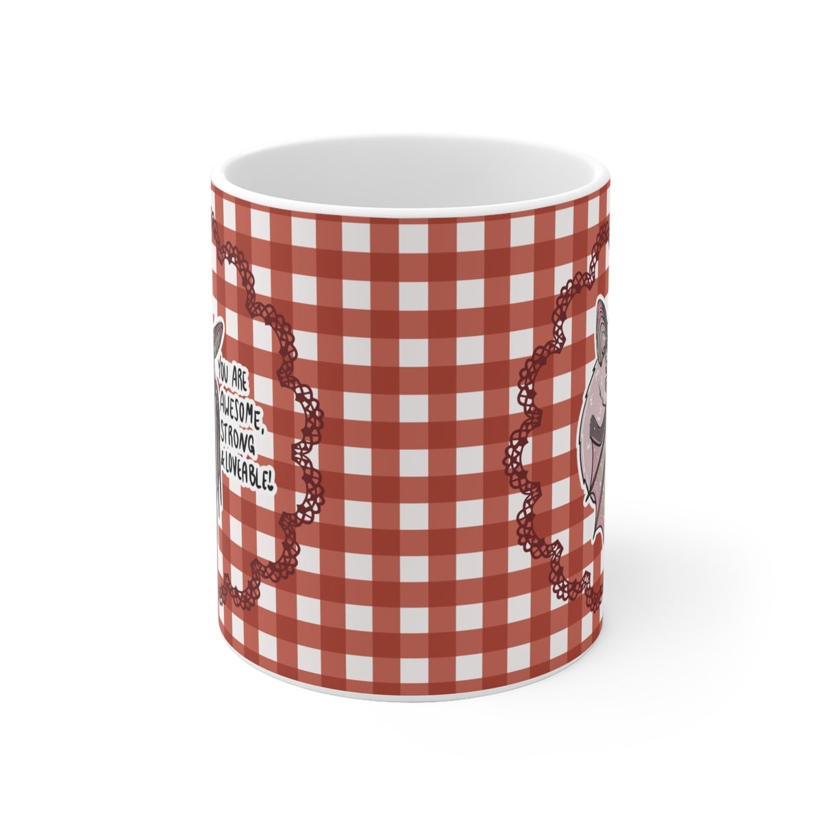 Fledermaus Motivtasse - Kunigunde - Affirmation