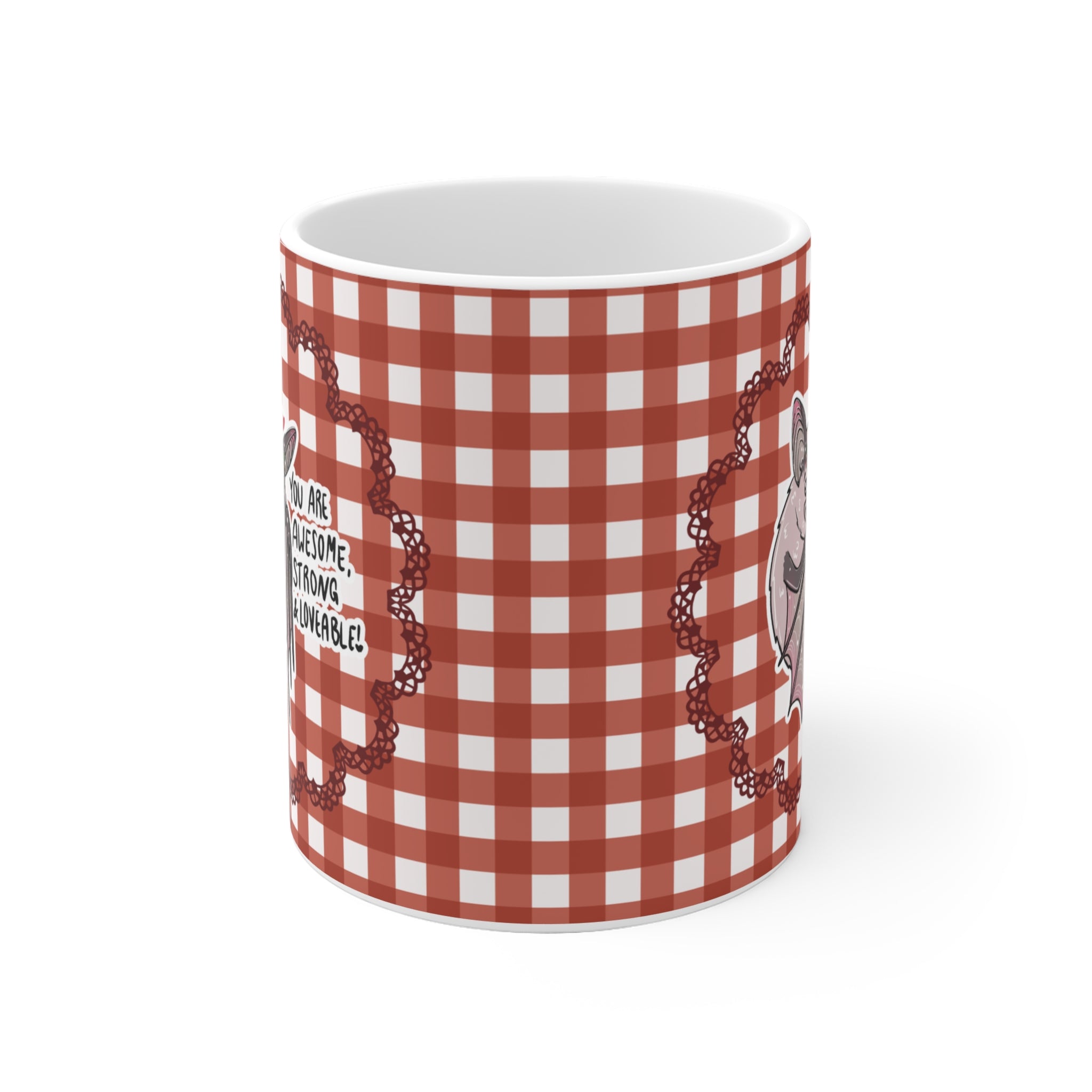 Fledermaus Motivtasse - Kunigunde - Affirmation