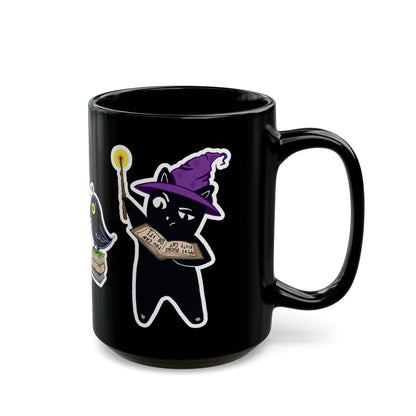 Leopold & Rupert - Rabe & Katze - Gothic Halloween Tasse | House of Leopold