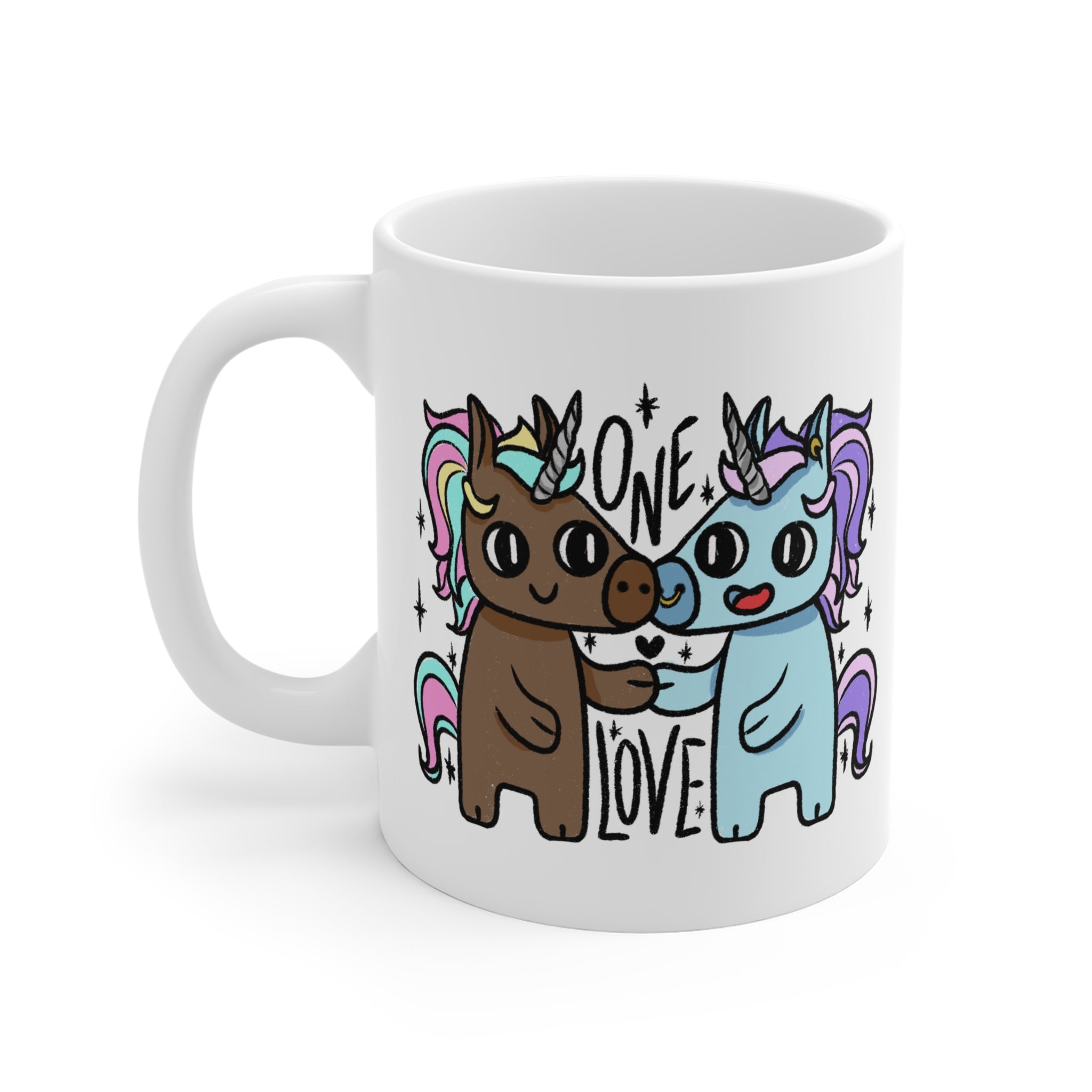 Pride Tasse Einhörner - One Love