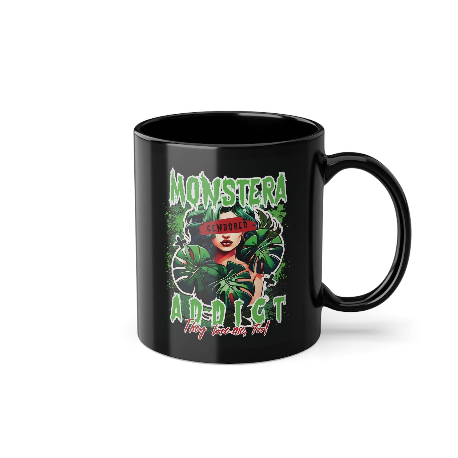 Monstera Pflanzen Tasse Pflanzenfans