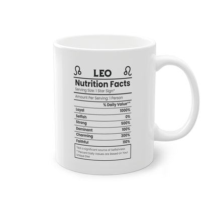 Unsere wunderschöne Motivtasse Löwe, das perfekte Geschenk für alle im Sternzeichen Löwe. Mit minimalistischem Print, ist sie ein dezenter Hingucker