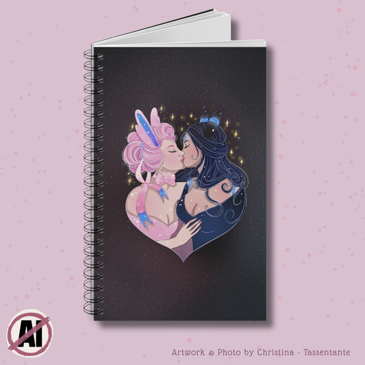 Mysterious Lovers Spiral Notizbuch