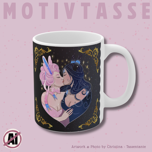 Motivtasse Lovers - Geschenk Jahrestag, Geburtstag, Coming Out