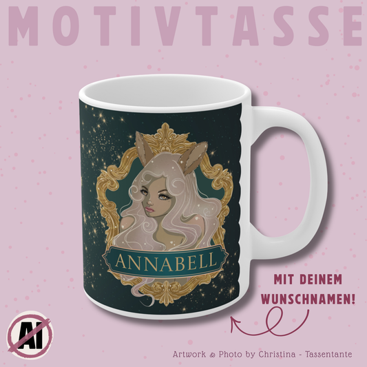 Tasse mit deinem Wunschnamen - Honey Bun - Zuckersüßes Geschenk