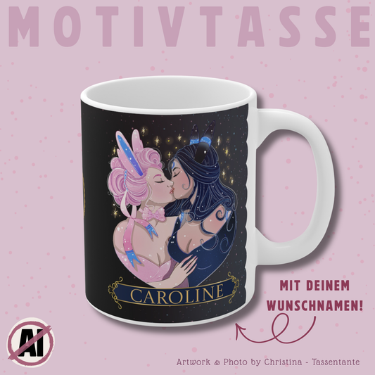 Tasse mit deinem Wunschnamen - Lovers -