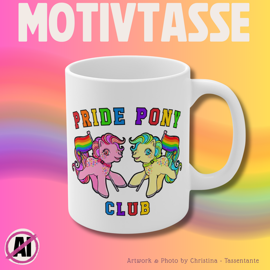 Pride Pony Club Motivtasse, LGBTQ, pride Tasse