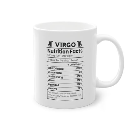 Unsere wunderschöne Motivtasse Jungfrau, das perfekte Geschenk für alle im Sternzeichen Jungfrau. Mit minimalistischem Print, ist sie ein dezenter Hingucker.