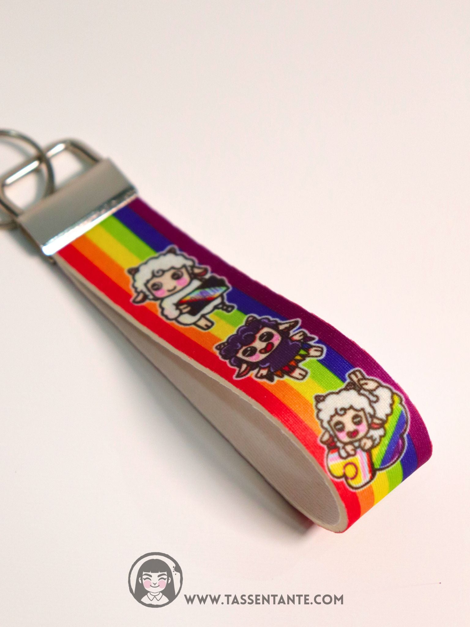 Schlüsselanhänger - Pride Schäfchen
