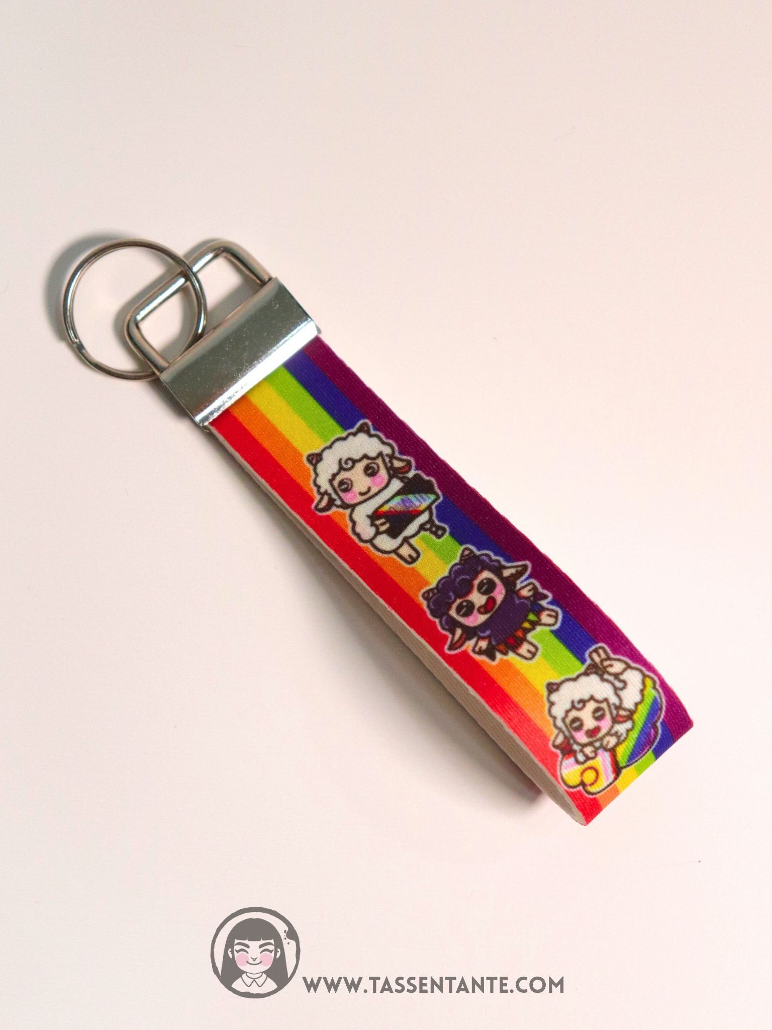 Schlüsselanhänger - Pride Schäfchen