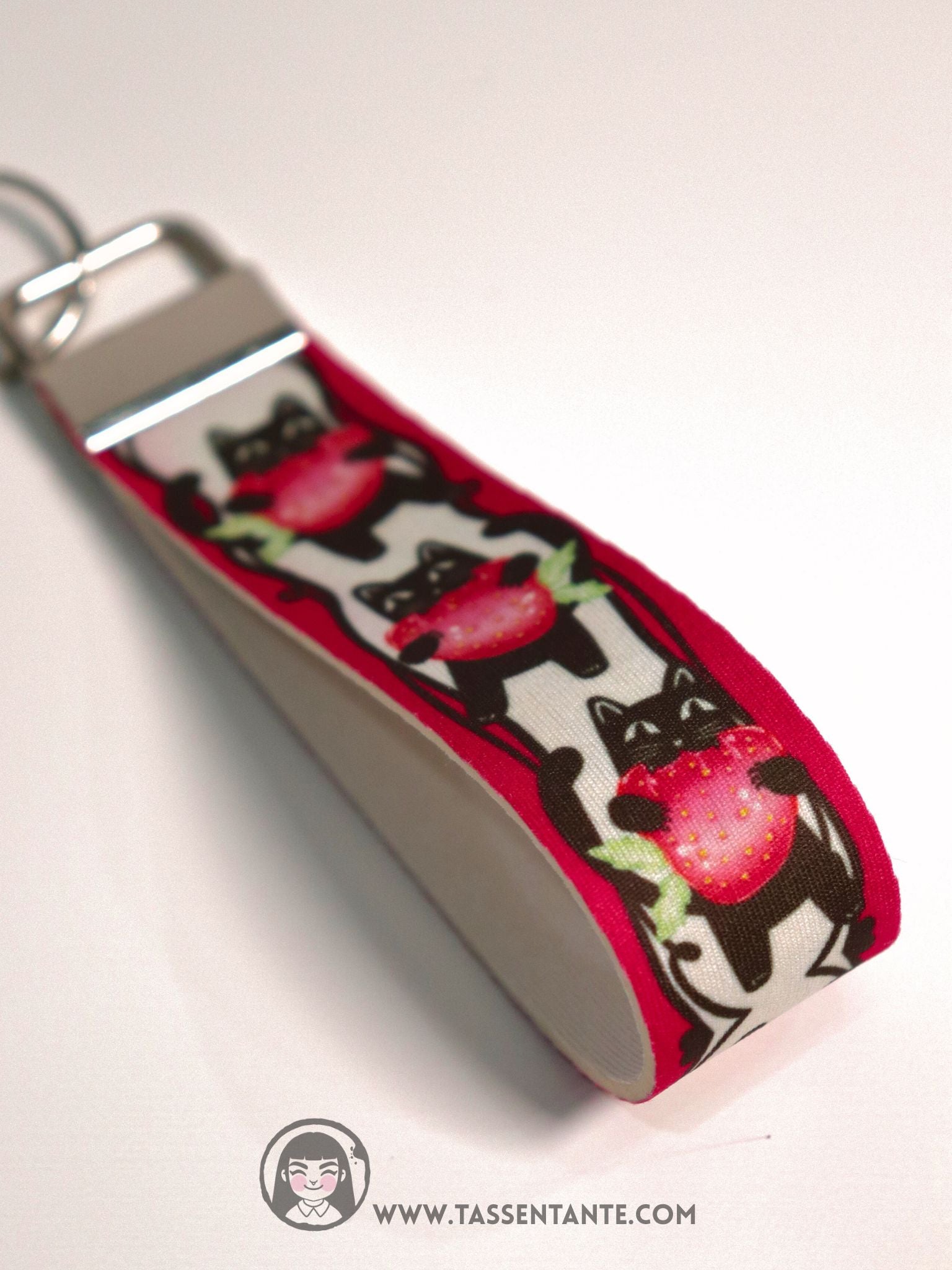 Schlüsselanhänger - Strawberry Leopold