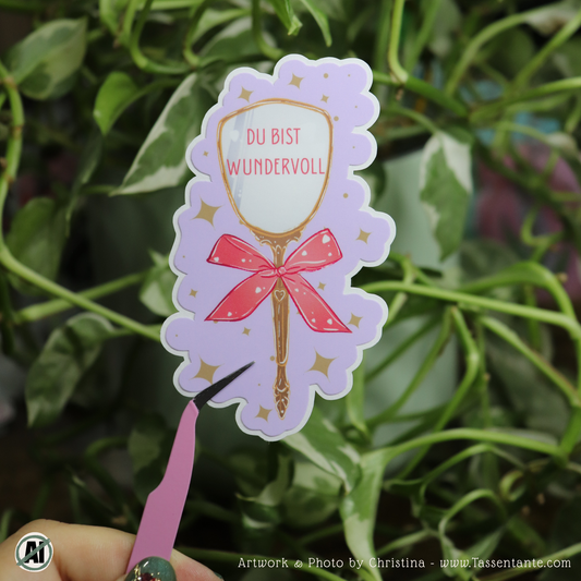 Affirmation Sticker - Du bist wundervoll