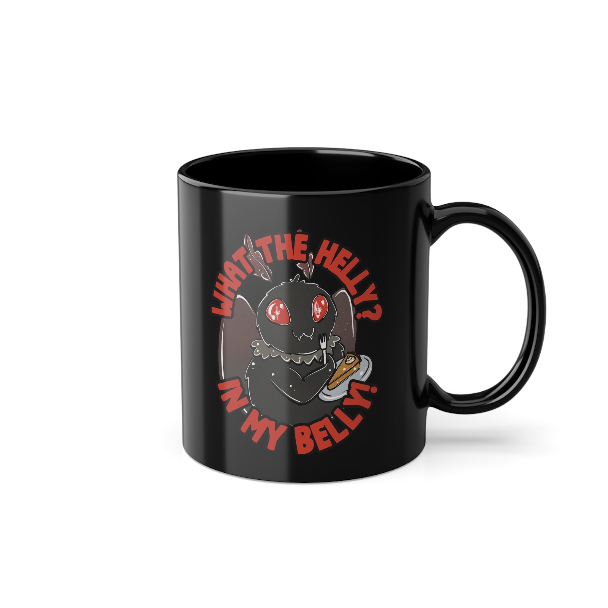 Mothman Motivtasse - What the helly