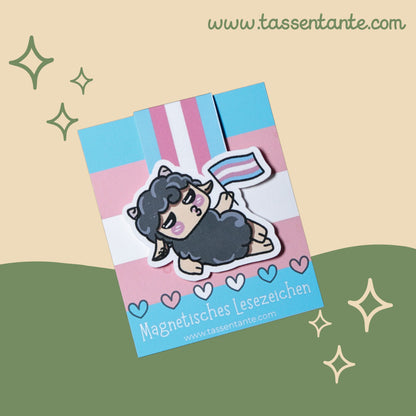 Magnetisches Lesezeichen - Trans Sheep