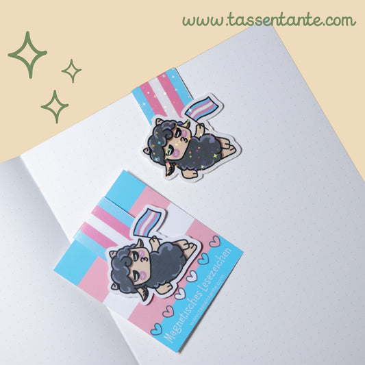 Magnetisches Lesezeichen - Trans Sheep