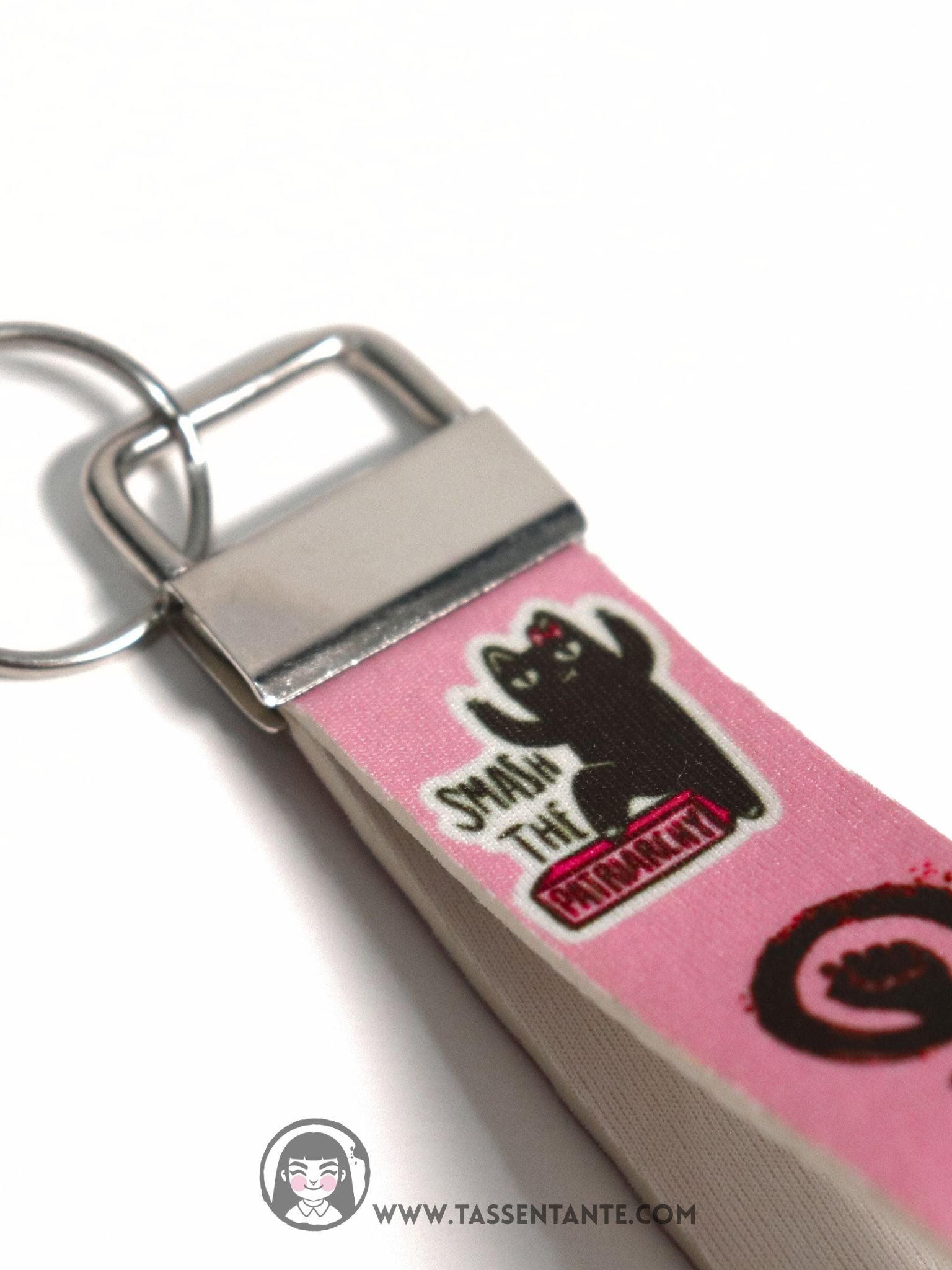 Schlüsselanhänger - Smash the Patriarchy - rosa