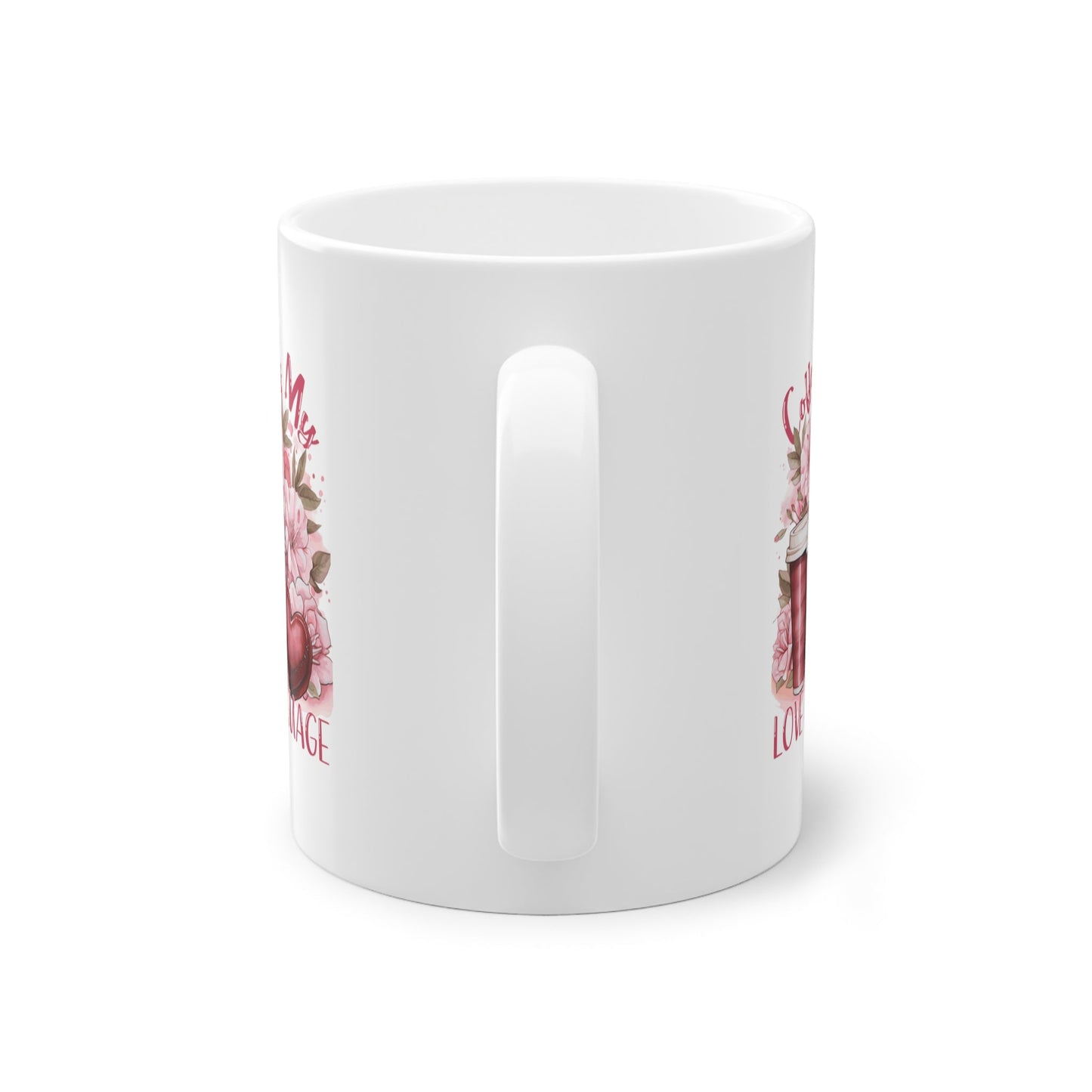 Kaffeetasse zum Valentinstag - Coffee is my love language