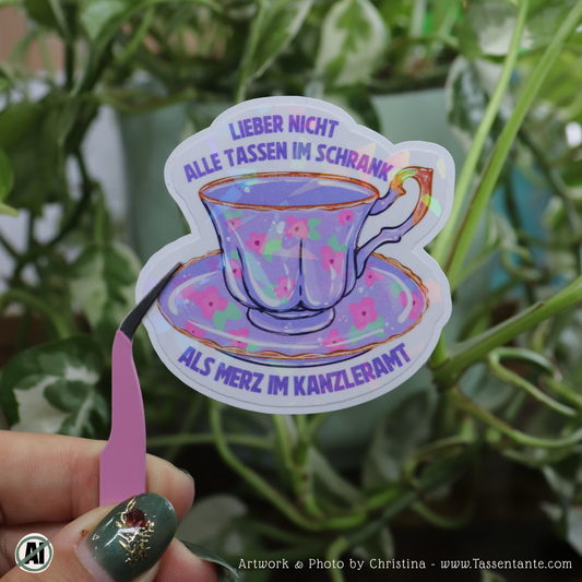 Sticker - Nicht alle Tassen im Amt