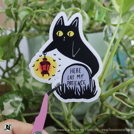Sticker Leopold - Halloween Geist -