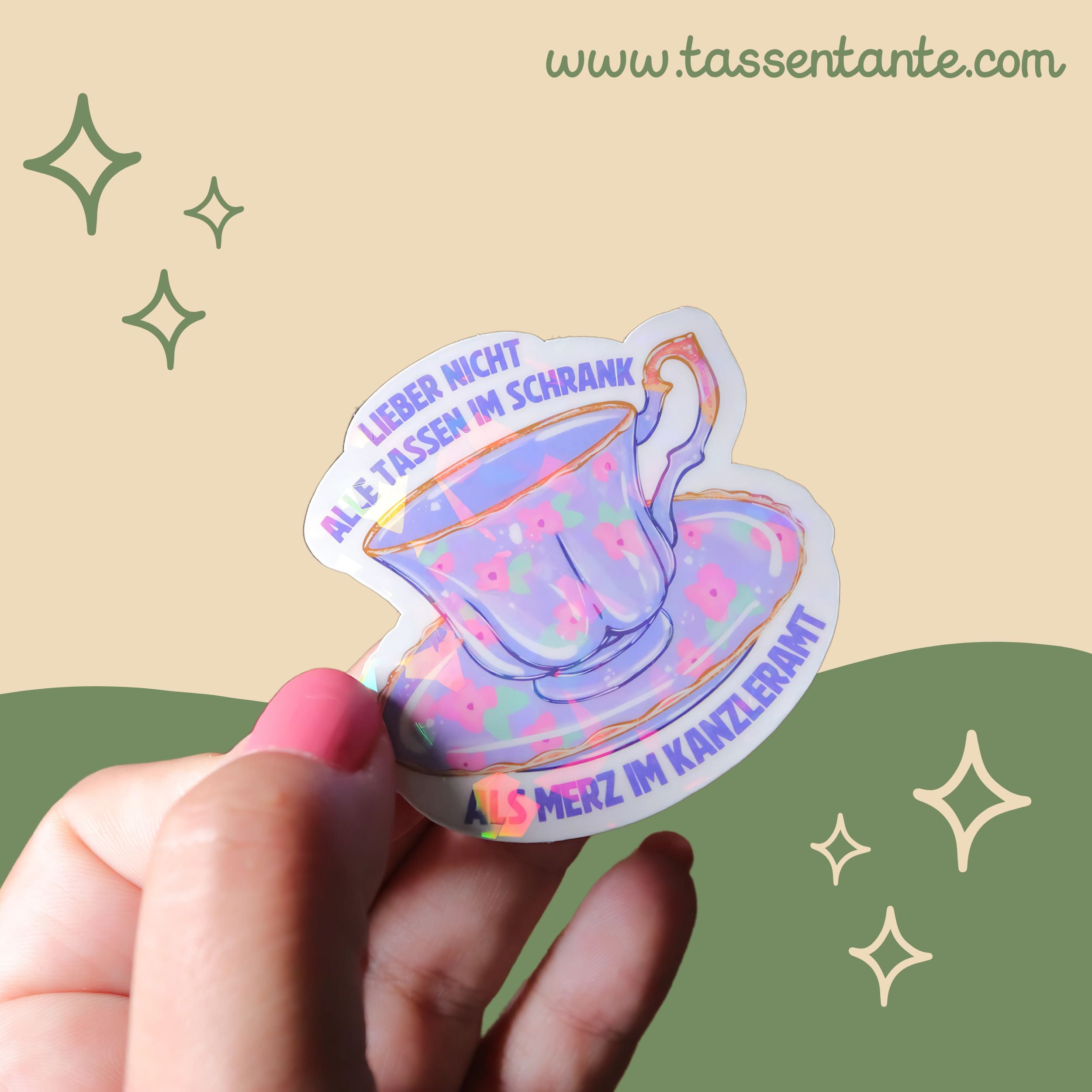 Sticker - Nicht alle Tassen im Amt