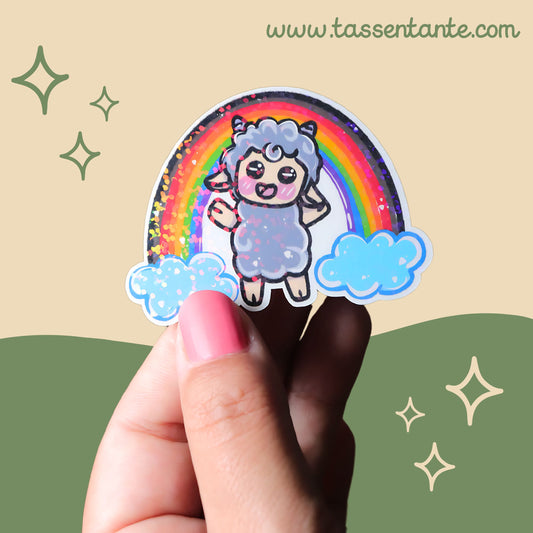 Sticker Proud Sheep - pride Regenbogen