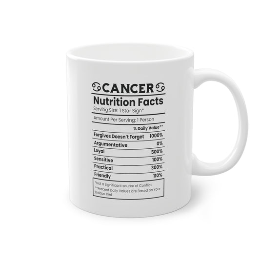 Unsere wunderschöne Motivtasse Krebs, das perfekte Geschenk für alle im Sternzeichen Krebs. Mit minimalistischem Print, ist sie ein dezenter Hingucker.