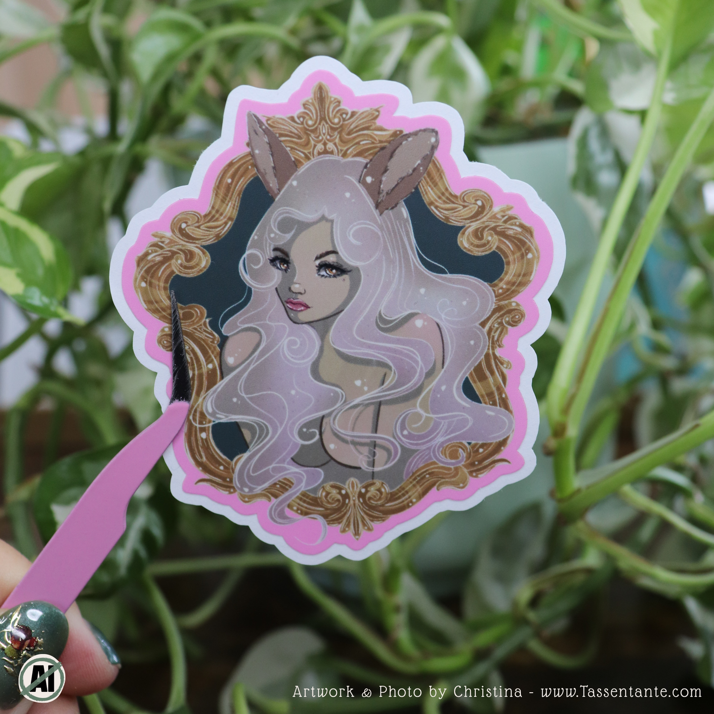 Vinylsticker - Honey Bun - rosa