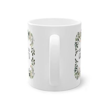 witzige sarkastische Tasse geschenk mit blumen motiv