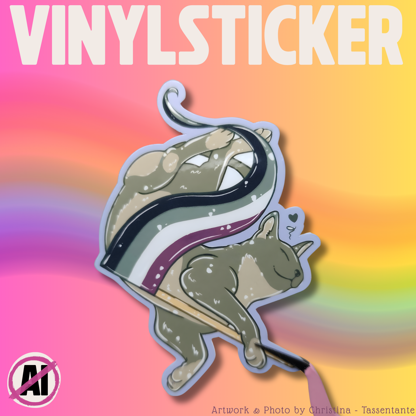 LGBTQ Pride Katzen Sticker, Trans, Bi, Pan, Lesbian, Nonbinary, Asexual, Demigirl, Demiboy, Disability Vinyl Aufkleber Pride Geschenk