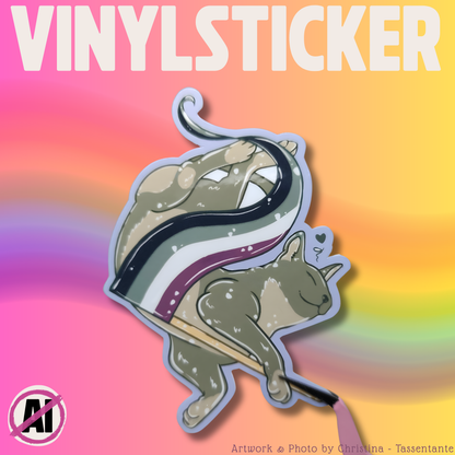 LGBTQ Pride Katzen Sticker, Trans, Bi, Pan, Lesbian, Nonbinary, Asexual, Demigirl, Demiboy, Disability Vinyl Aufkleber Pride Geschenk