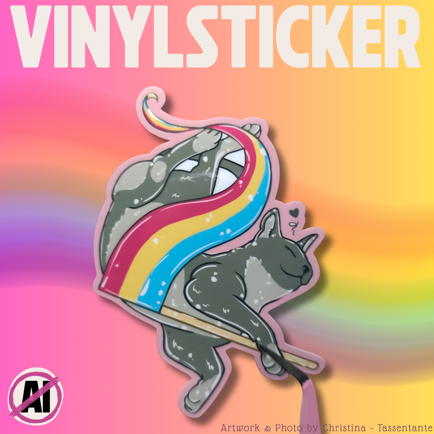 LGBTQ Pride Katzen Sticker, Trans, Bi, Pan, Lesbian, Nonbinary, Asexual, Demigirl, Demiboy, Disability Vinyl Aufkleber Pride Geschenk