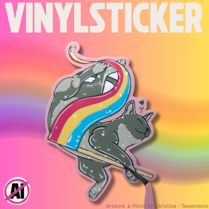 LGBTQ Pride Katzen Sticker, Trans, Bi, Pan, Lesbian, Nonbinary, Asexual, Demigirl, Demiboy, Disability Vinyl Aufkleber Pride Geschenk