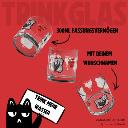 Trinkglas mit Wunschnamen - Leopold