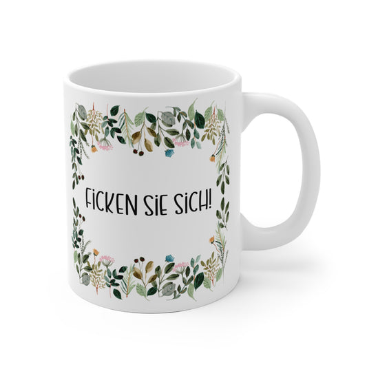 Motivtasse, Tasse, witzig & sarkastisch, ficken Sie sich