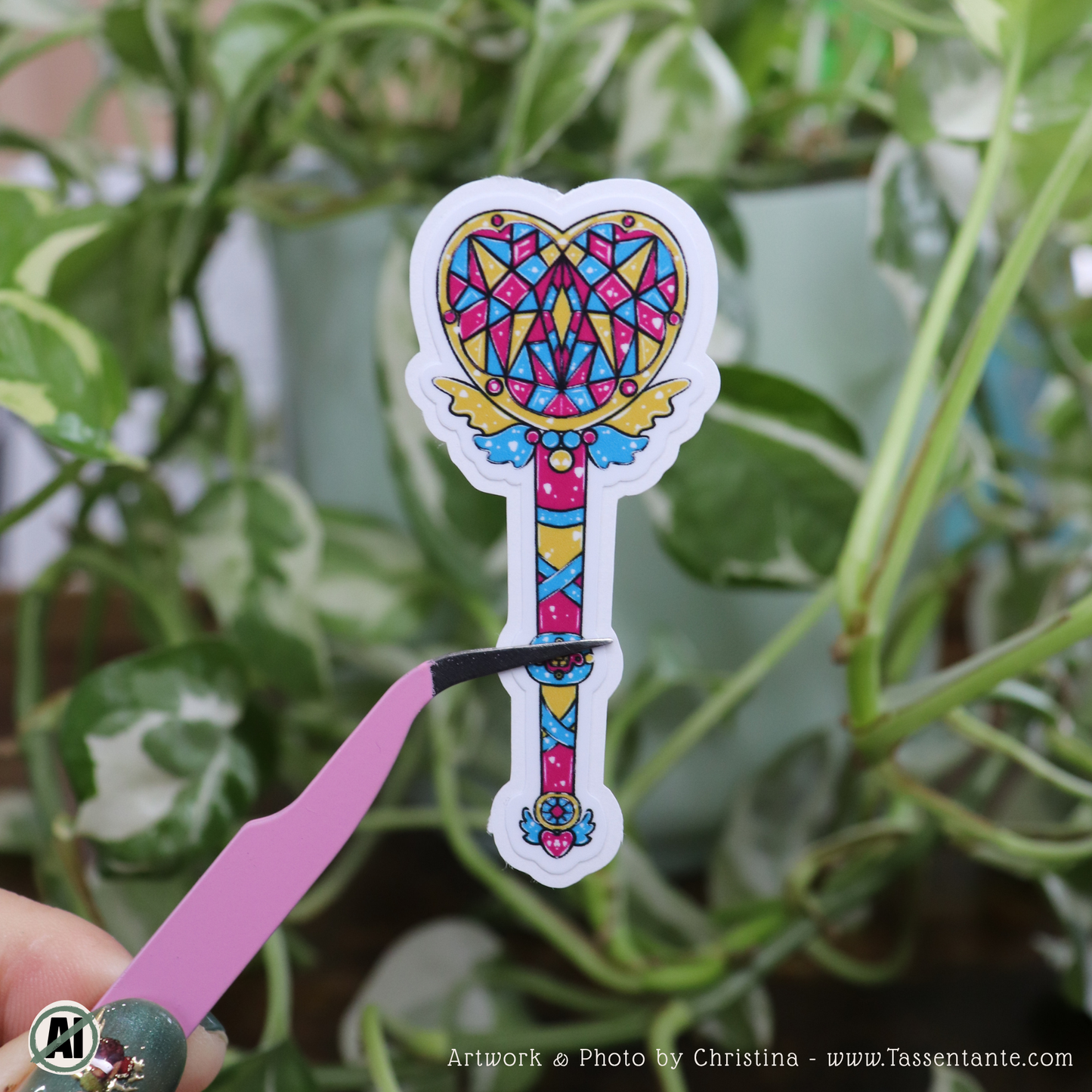 Pride Sticker- Pride Flags - 90s Magical Anime Wand - diverse Varianten!