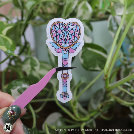 Pride Sticker- Pride Flags - 90s Magical Anime Wand - diverse Varianten!
