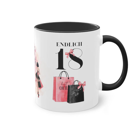 Geschenk Tasse runder Geburtstag 18. Geburtstag persönliche individuelle Geschenke Tassentante