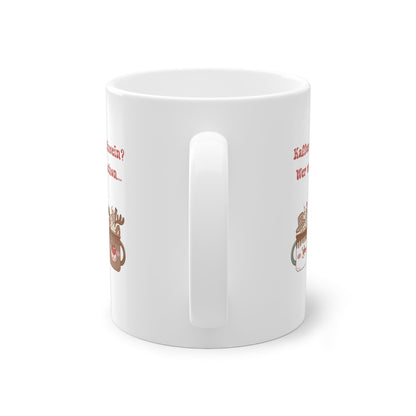 Bring eine Prise Humor in deinen Büroalltag mit und gönn dir diese witzige Glühwein Bürotasse für Weihnachten! Auch ideal als Geschenk für Kollegen zum Wichteln