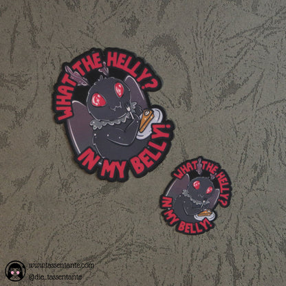 Sticker Mothman - What the helly