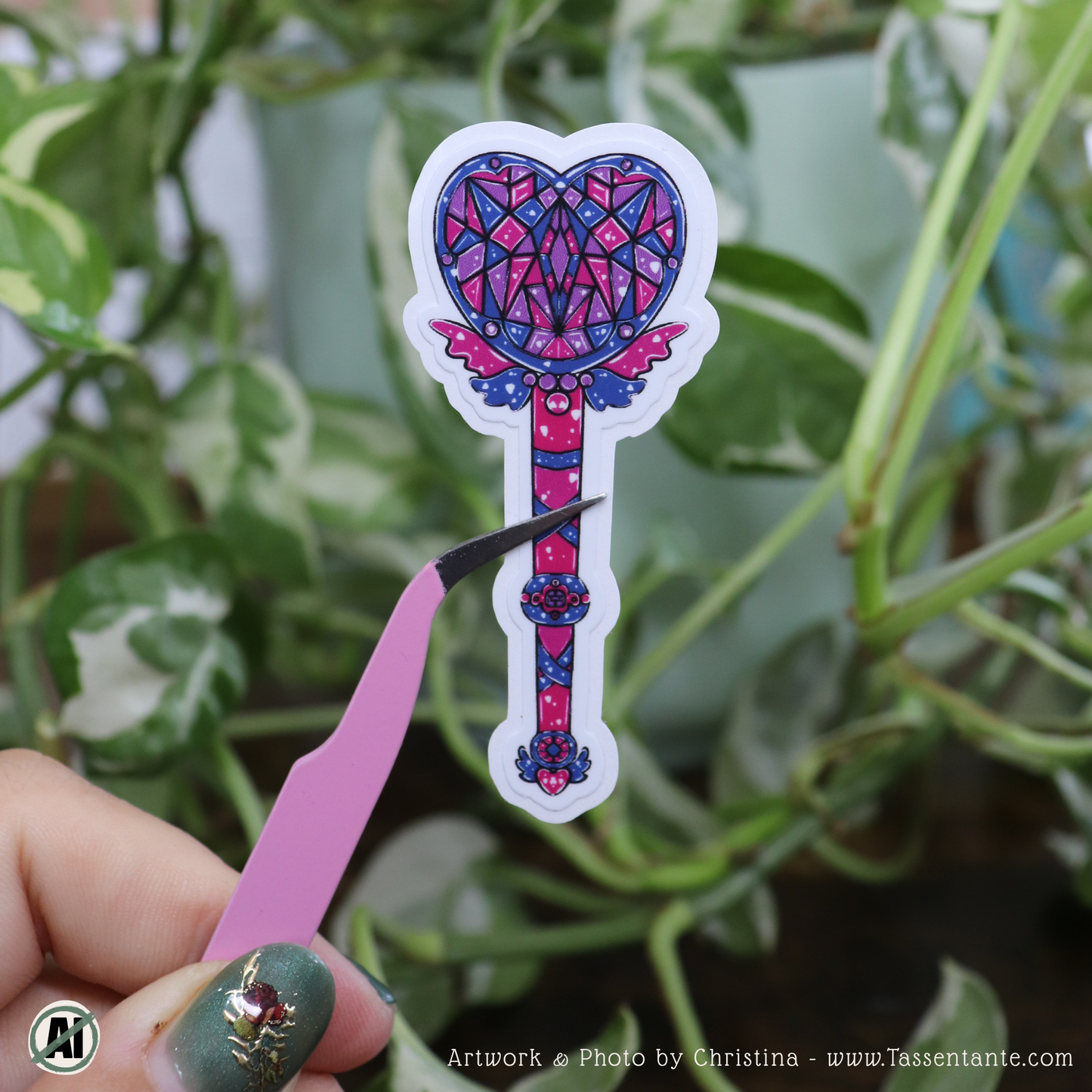 Pride Sticker- Pride Flags - 90s Magical Anime Wand - diverse Varianten!