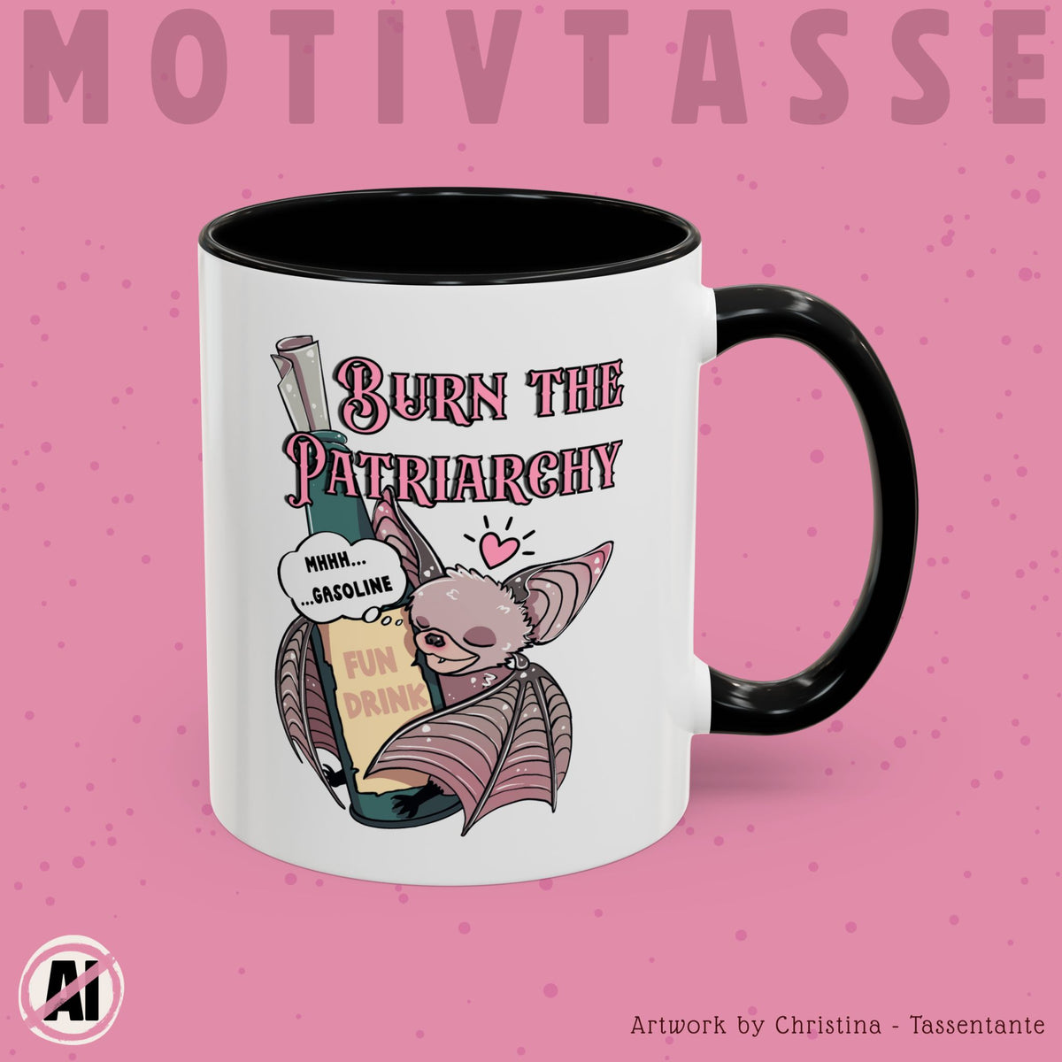 Burn the Patriarchy - Feministische Tasse